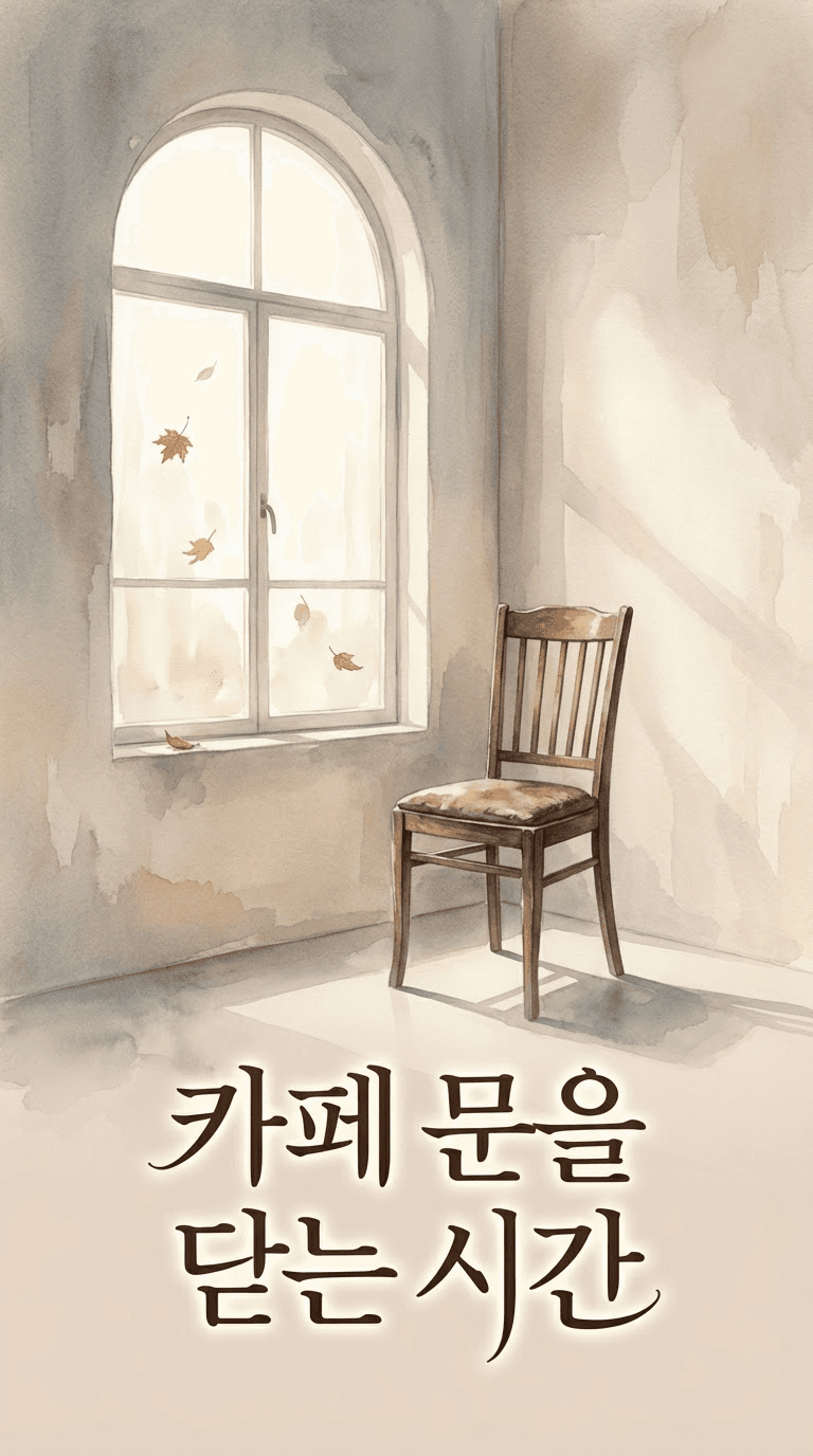 카페 문을 닫는 시간